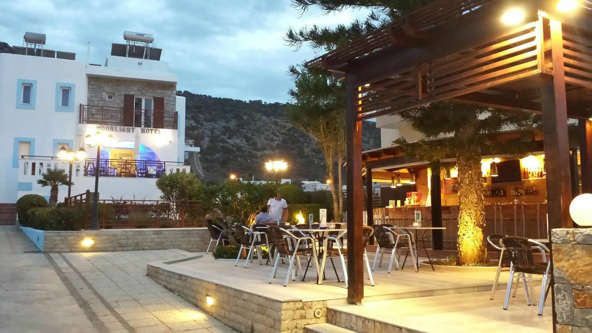 Moonlight Hotel Stalida Bagian luar foto