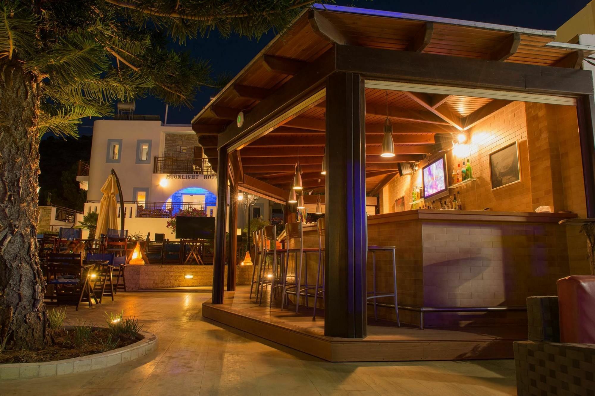 Moonlight Hotel Stalida Bagian luar foto